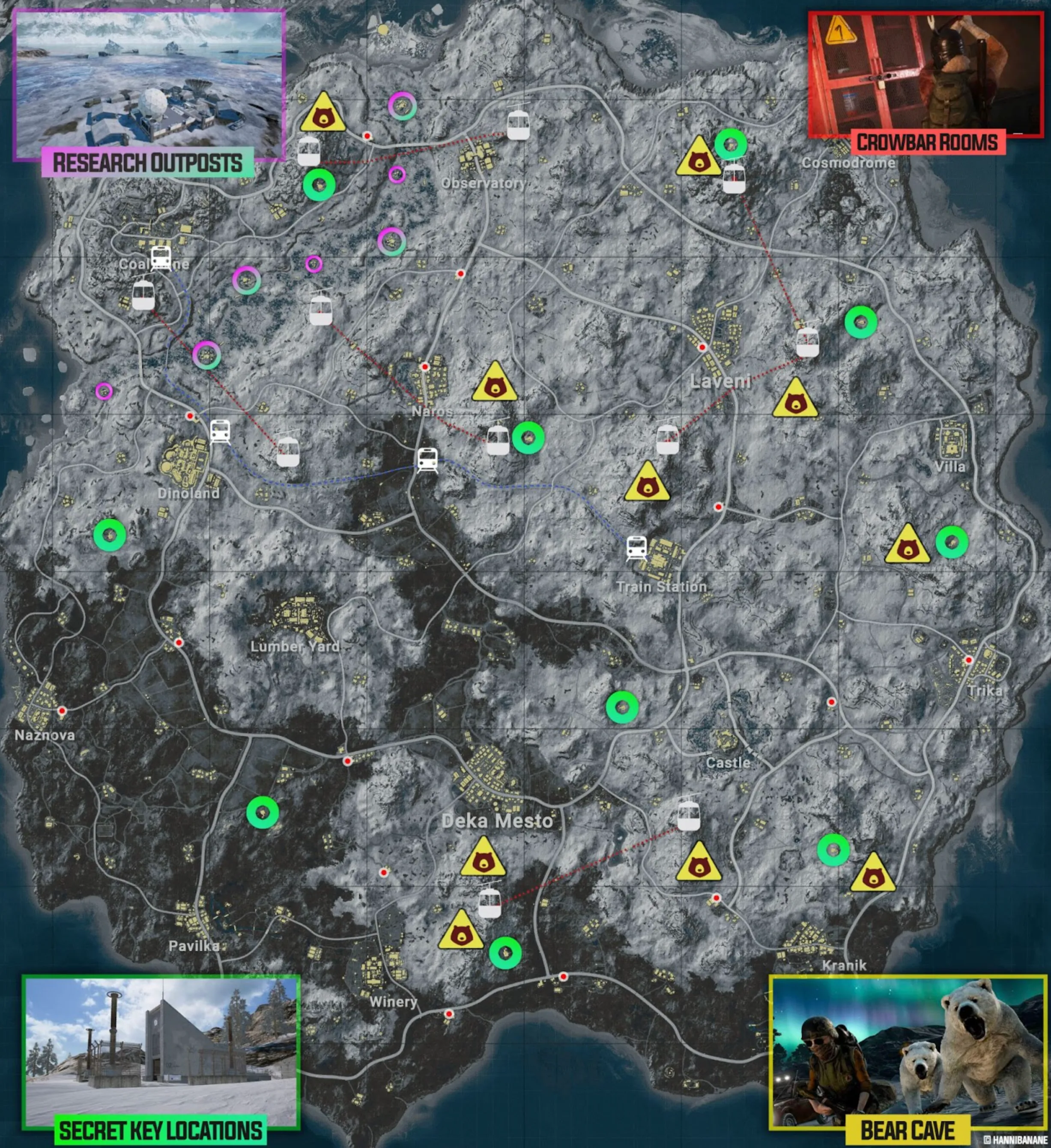 Vikendi secret locations